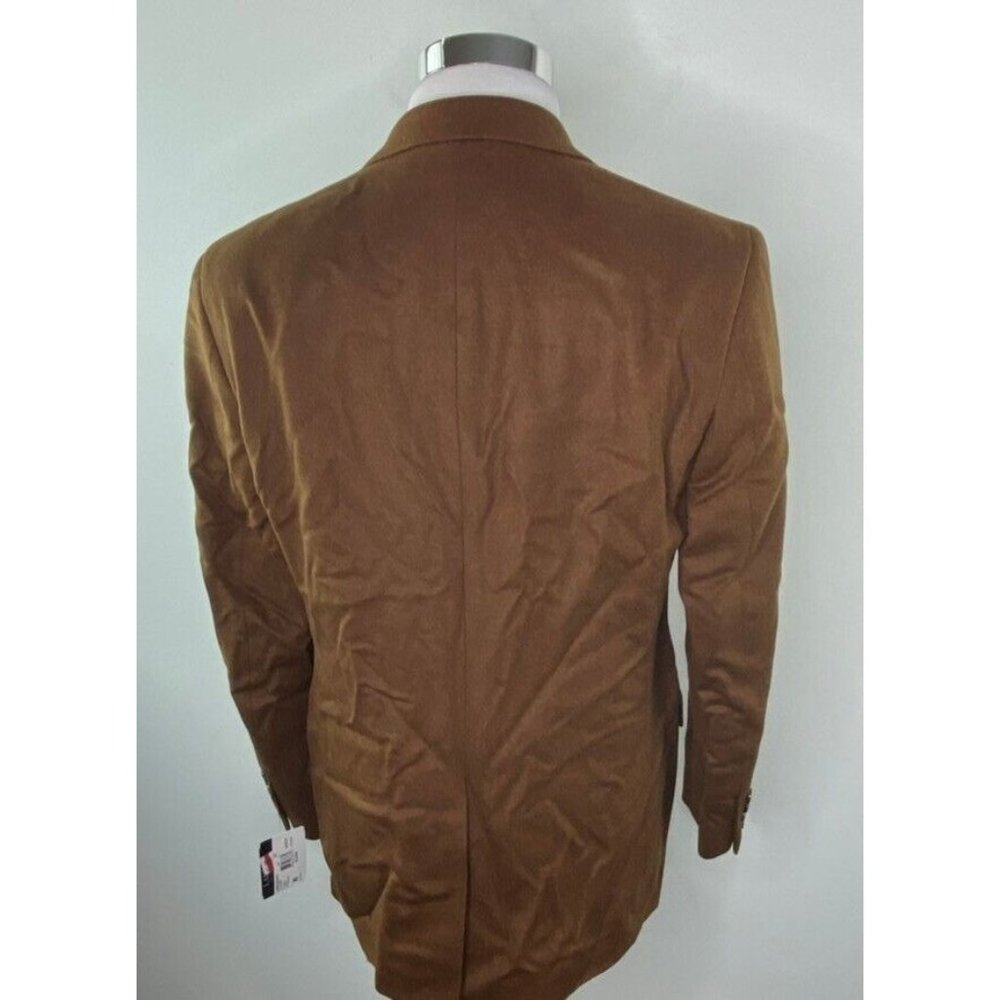 Lauren Ralph Lauren Mens $450 Luxury Wool/Cashmere Blazer Brown 36R Classic Fit - Picture 4 of 9